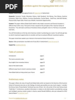 Download Physical Gold antidote against the ongoing global debt crisis by Gold Silver Worlds SN102065884 doc pdf