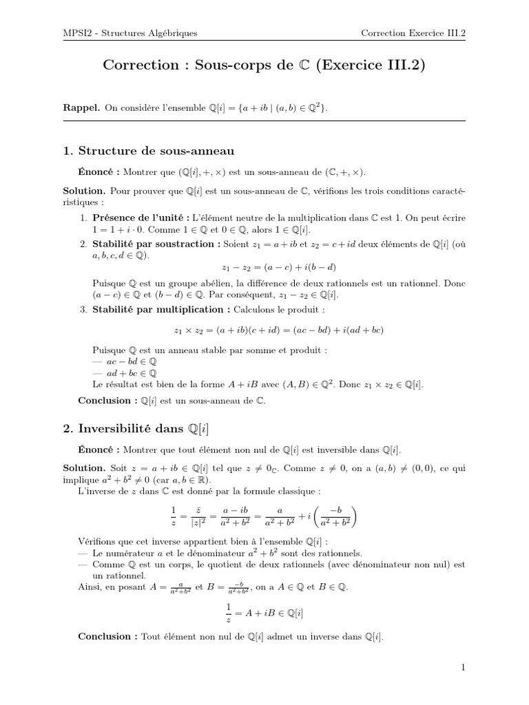 Exercice - 11 - 3 3 | PDF