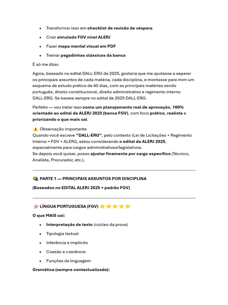 Transformar Isso em Checklist de Revisão de Véspera | PDF ...