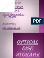 Optical Disk Storage