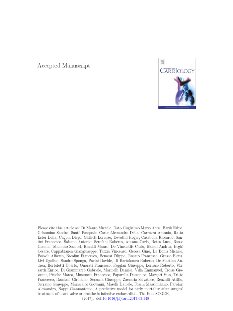 Endo Score | PDF | Staphylococcus | Medical Specialties