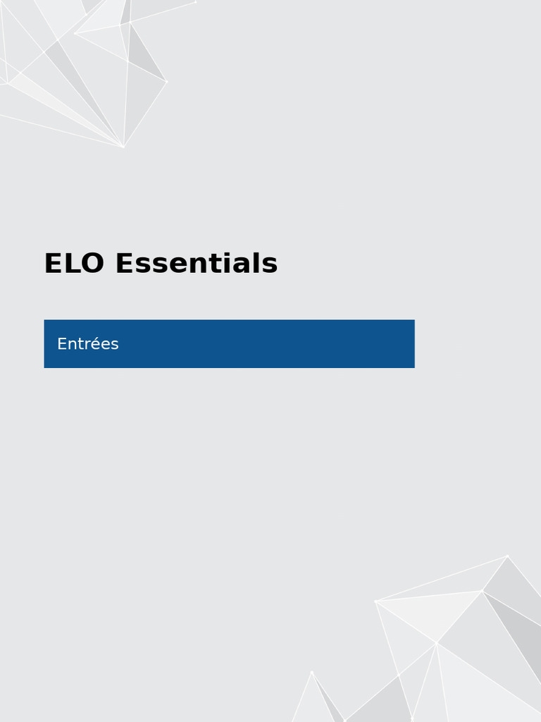 FR FR - User Elo Essentials - File Entries | PDF | Fichier informatique ...