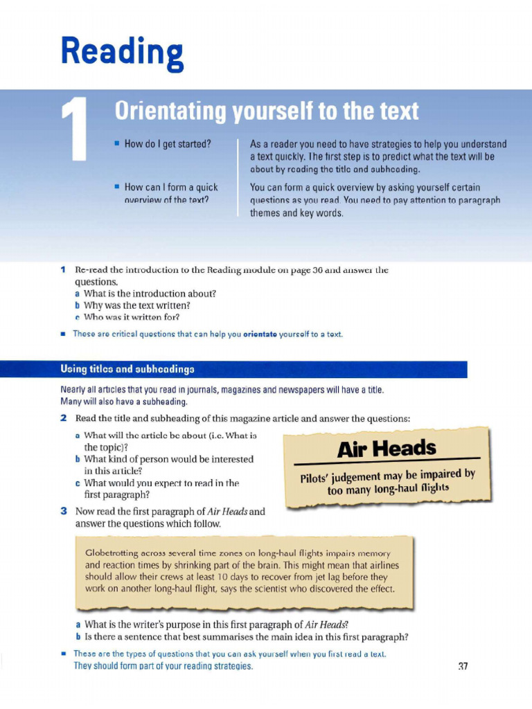 Reading Lesson | PDF