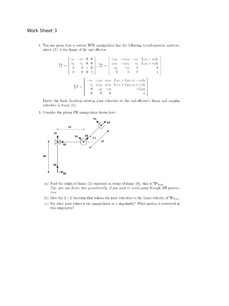 RDC Work Sheet 3 | PDF