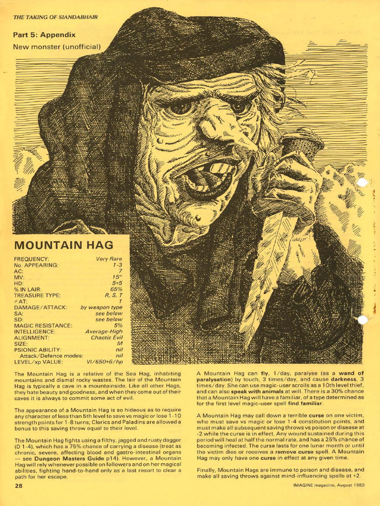 Imagine Magazine Monster Collection (1e) | PDF