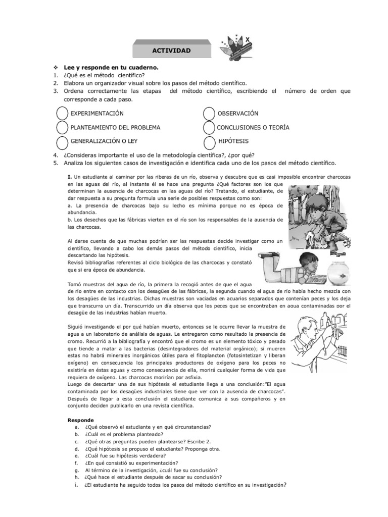 Actividad Metodo Cientifico | PDF
