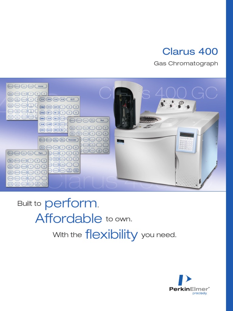 Clarus 400 GC Brochure | PDF | Gas Chromatography | Mass Spectrometry
