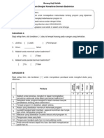 Borang Kaji Selidik Bengkel Badminton