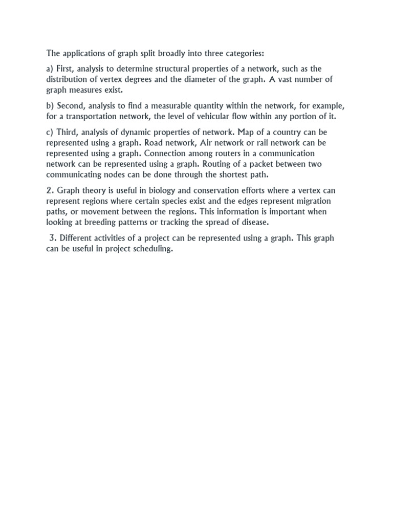 The Applications of Graph | PDF