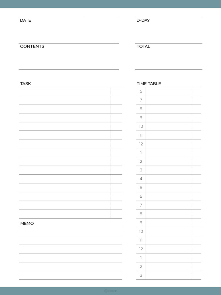 Study Planner 05 | PDF