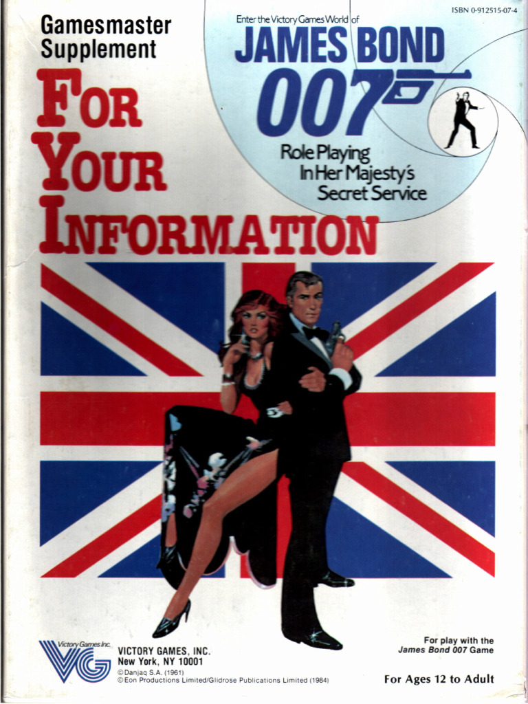 James Bond 007 - For Your Information | PDF