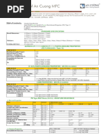 MDF Technical Data Sheet Overview | PDF | Materials Science | Building ...