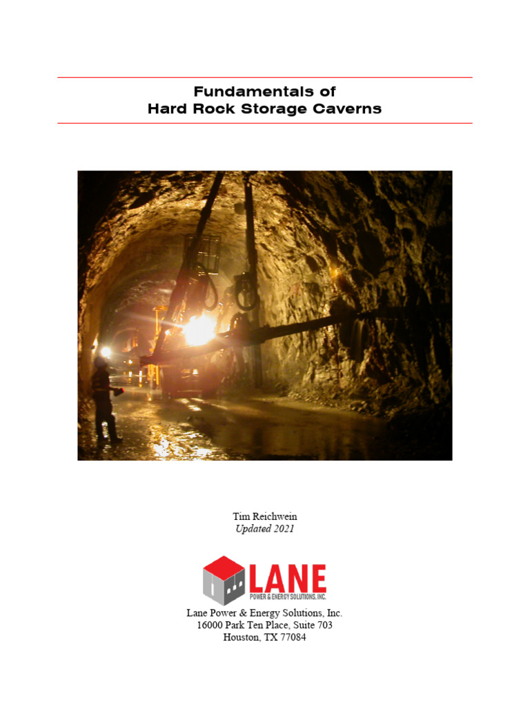 Fundamentals of Hard Rock Storage Caverns (LPES) | PDF | Groundwater ...