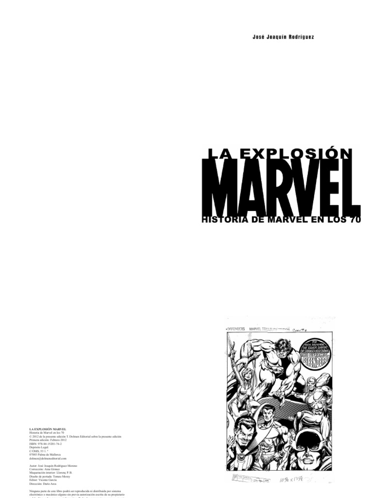La Explosion Marvel Historia de Marvel e | PDF