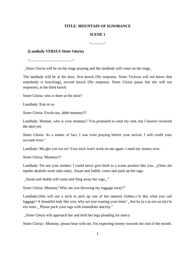 Correted Script | PDF
