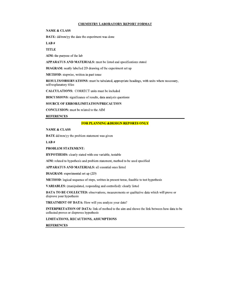 Copy of Lab Report Format | PDF
