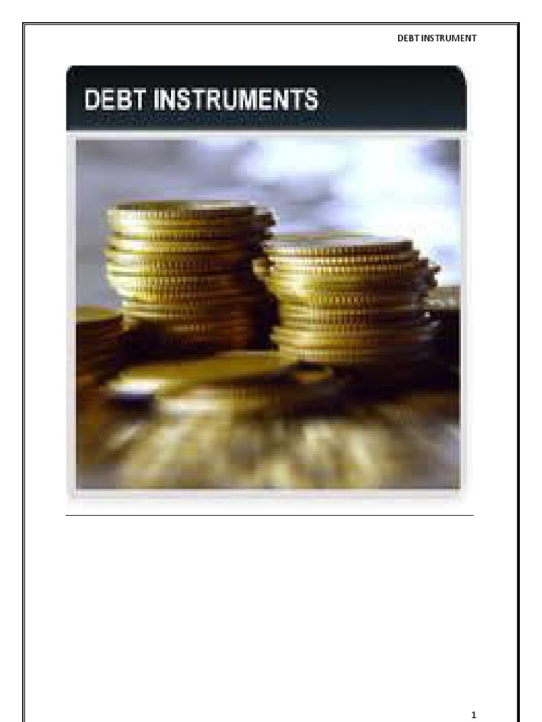 Understanding Debt Instruments and Markets | PDF