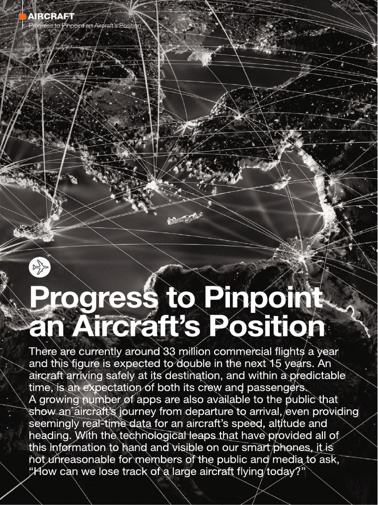 Progress to Pinpoint an Aircrafts Position | PDF | Flight Recorder ...