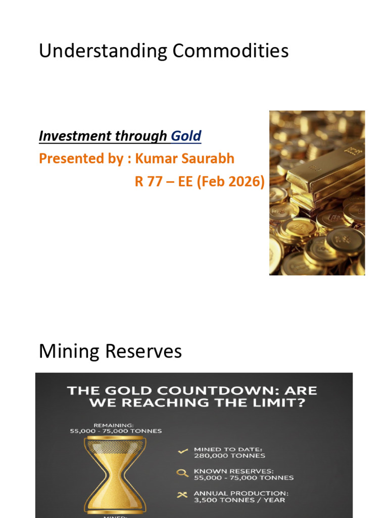 Commodities - Gold | PDF
