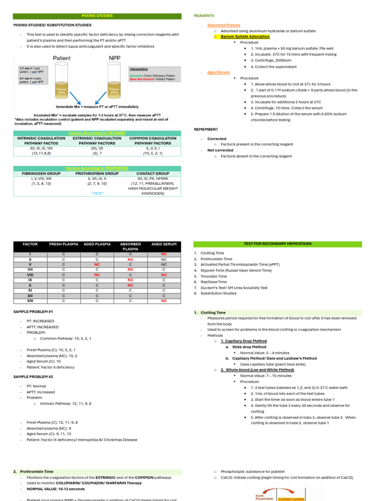 Mixing Studies | PDF