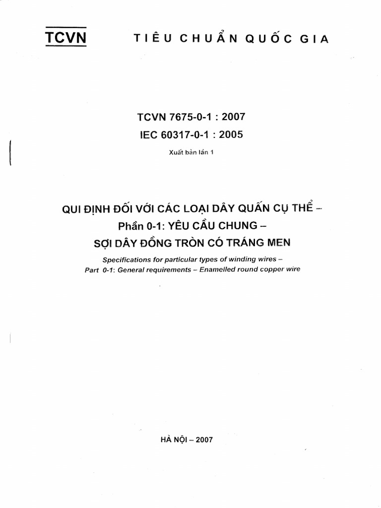 TCVN 7675 0 1 2007 | PDF