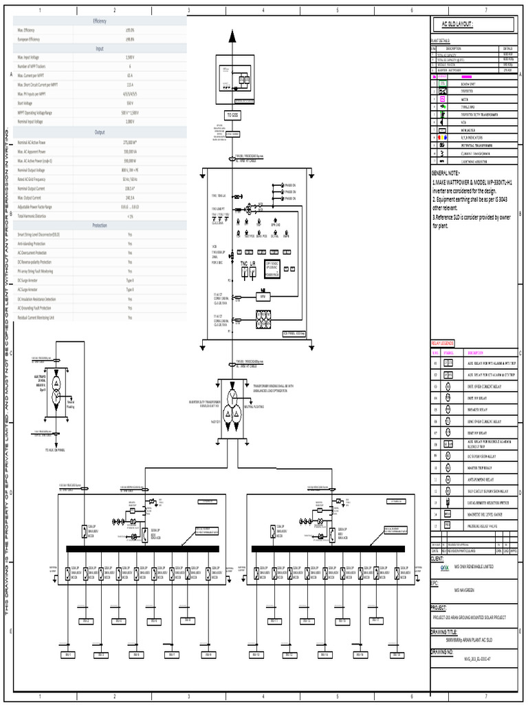 Ac Side Sld Diagram Nvg-203-El-doc-47_ac Sld | PDF | Electric Power ...