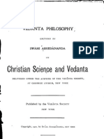 Christian Science and Vedanta, by Swami Abhedananda