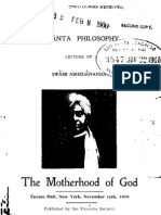 The Motherhood of God, by Swami Abhedananda