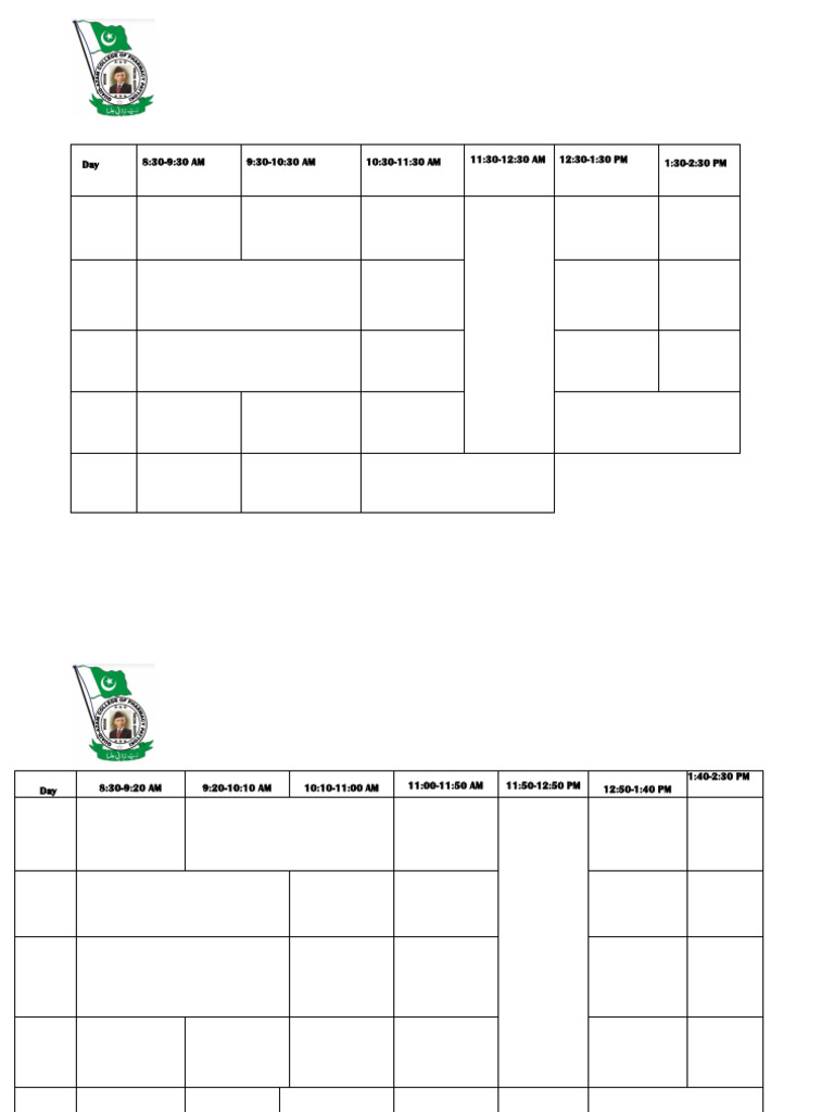 Time Table - QCP 1st April 2026 Latest | PDF | Pharmacy | Pharmacology