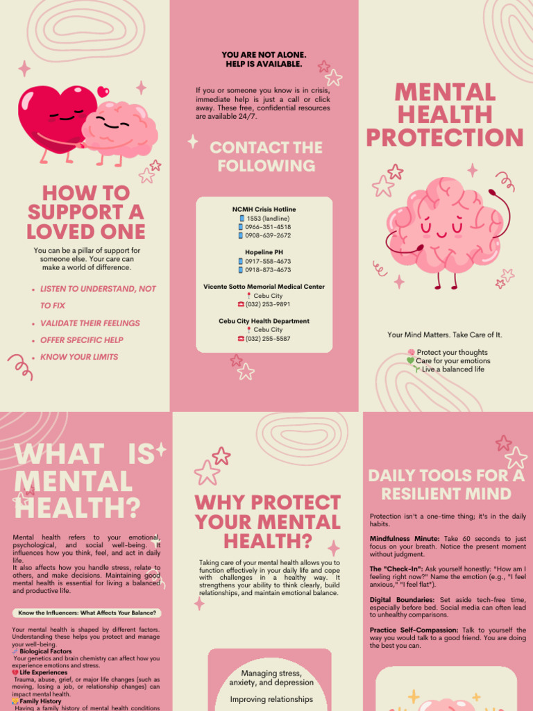 Pamphlet | PDF | Mental Health | Anxiety