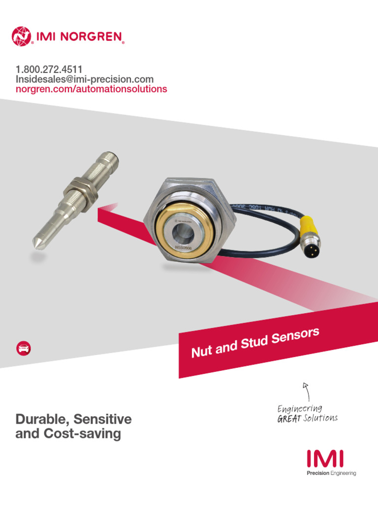 Nut Sensor Stud Catalog | PDF | Sensor | Nut (Hardware)