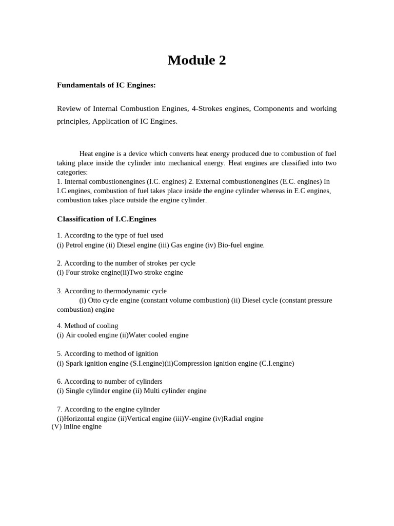IC Engines | PDF | Internal Combustion Engine | Diesel Engine