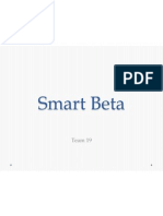 Smart Beta: A Follow-Up to Traditional Beta Measures