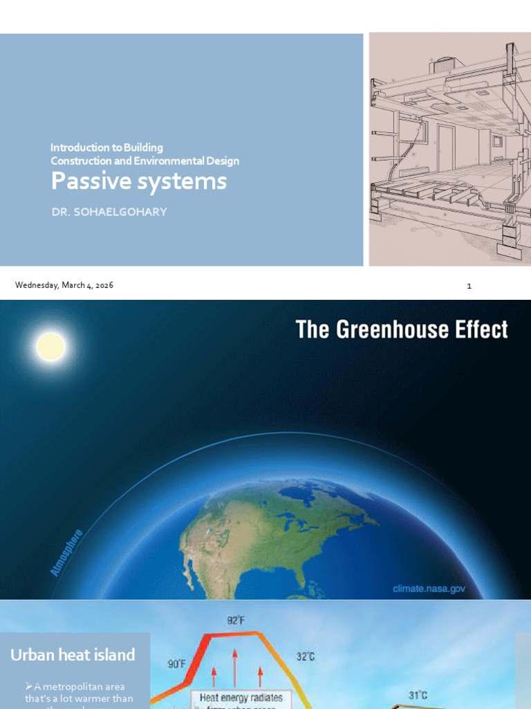 Passive Systems | PDF | Air Conditioning | Temperature