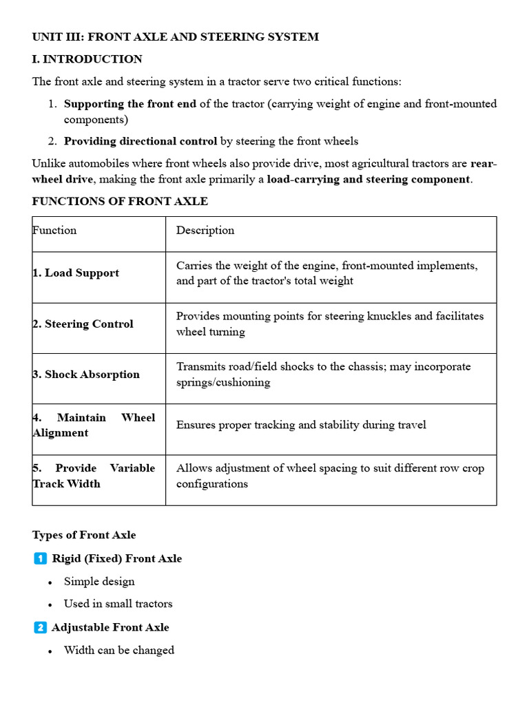 Steering System Theory | PDF | Steering | Axle