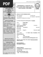 CCMA Form 7.11: Dispute Referral Guide | PDF | Labour Law | Employment