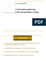 What Is Not A Research?: Research Isn't Information Gathering! Research Is'nt The Transportation of Facts.