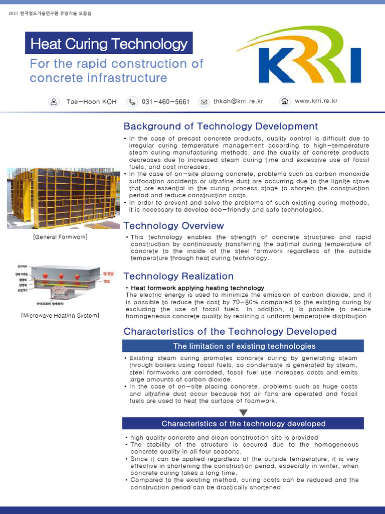 Heat Curing Technology | PDF | Concrete | Fuels