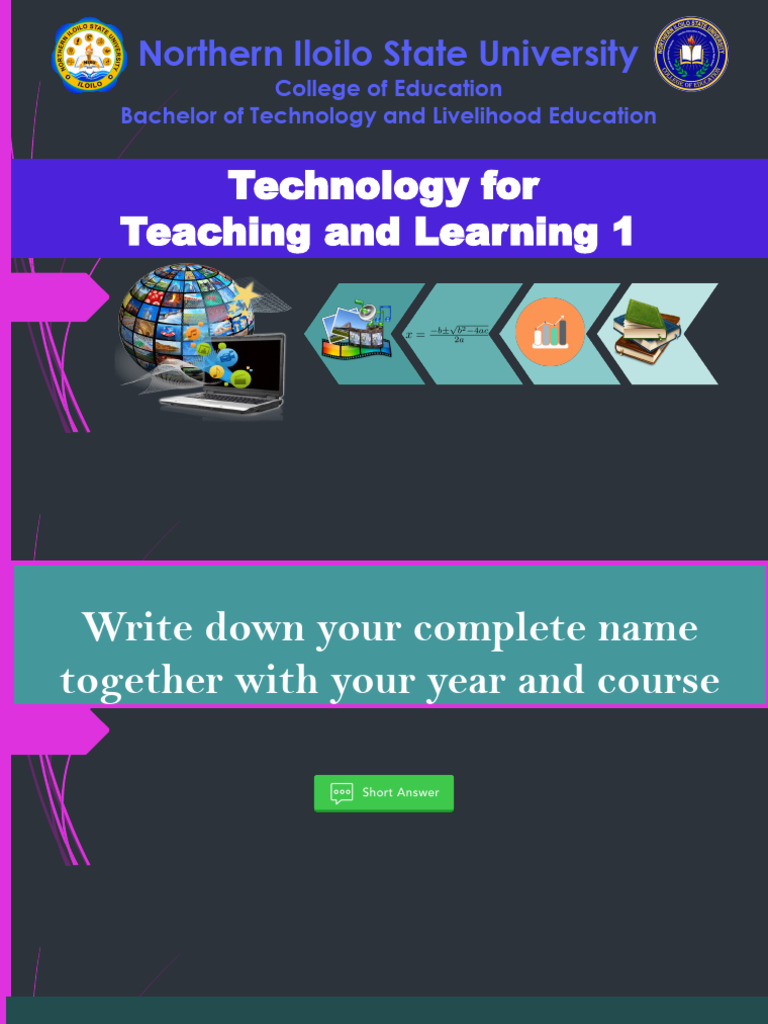 Module 1 Lesson 1.Pptx | PDF | Educational Technology | Learning
