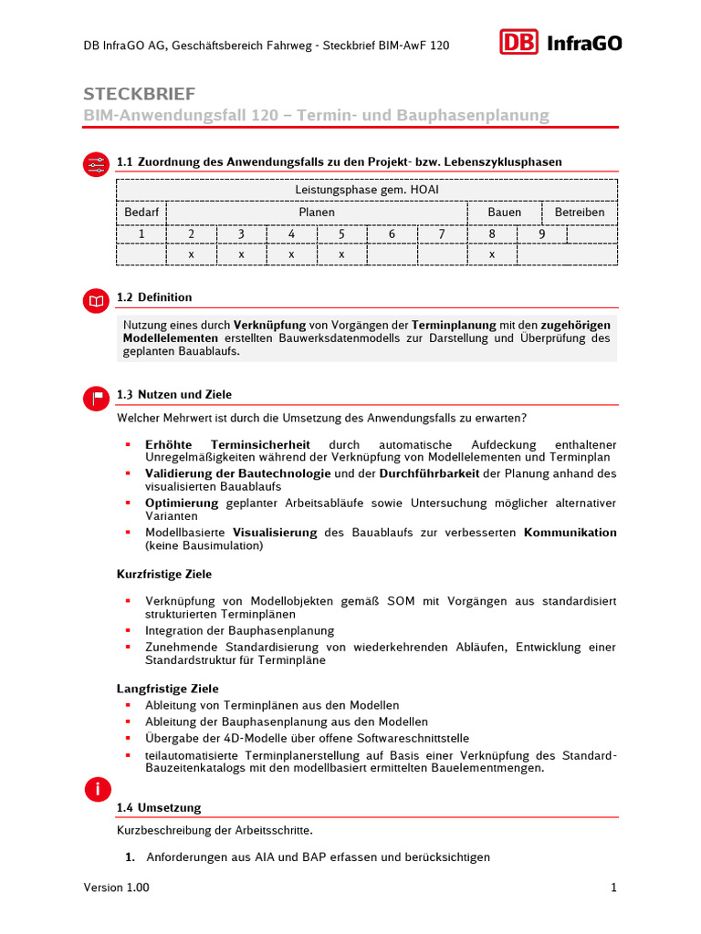 AwF 120 Termin Und Bauphasenplanung DB InfraGO AG GB Fahrweg v2 00 Data ...