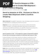 Amazon Online Return Instructions | PDF