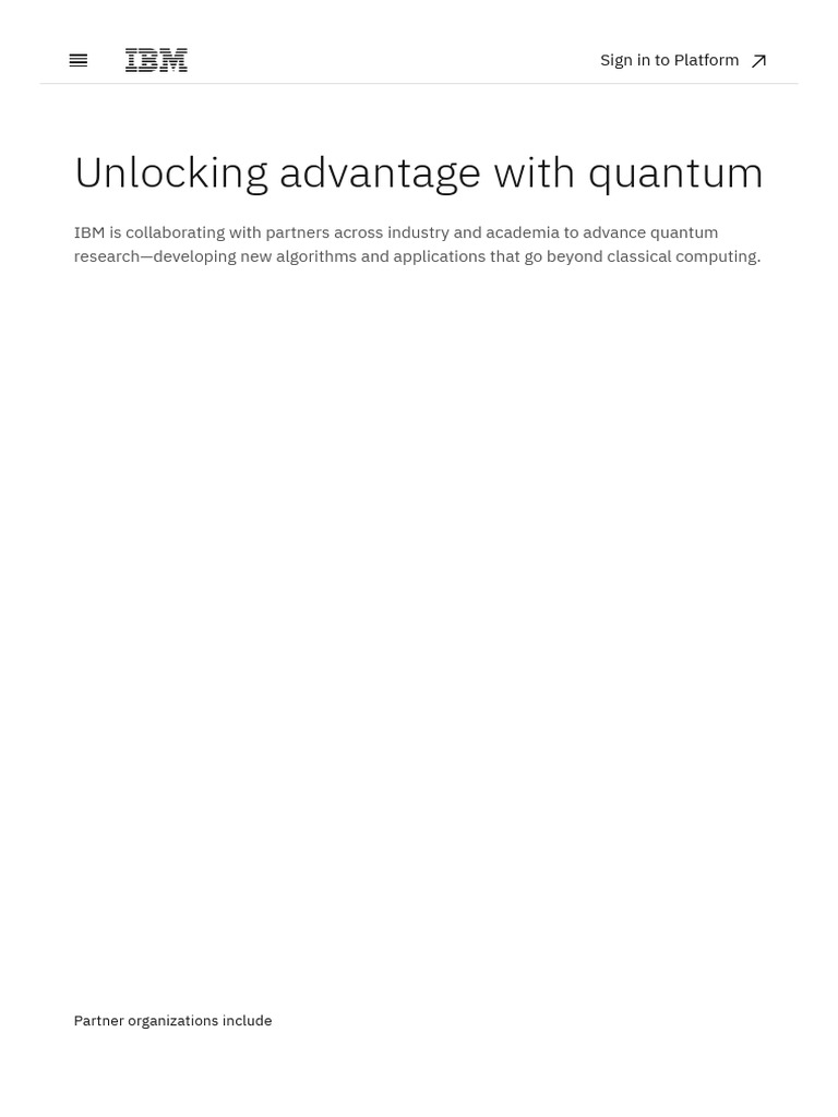 IBM Quantum Computing - Research and Publications | PDF | Quantum ...