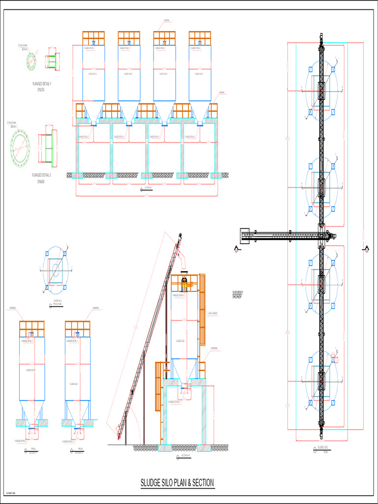 Sludge Silo Drawing | PDF