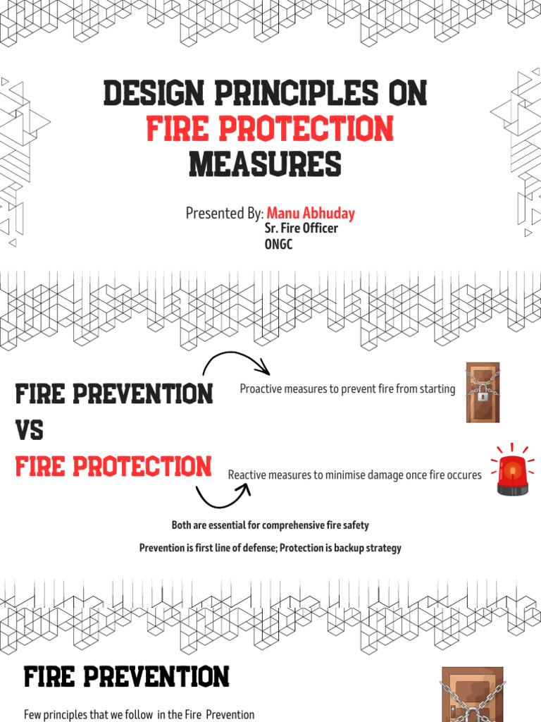 Design Principles on Fire Protection Slides | PDF | Active Fire ...