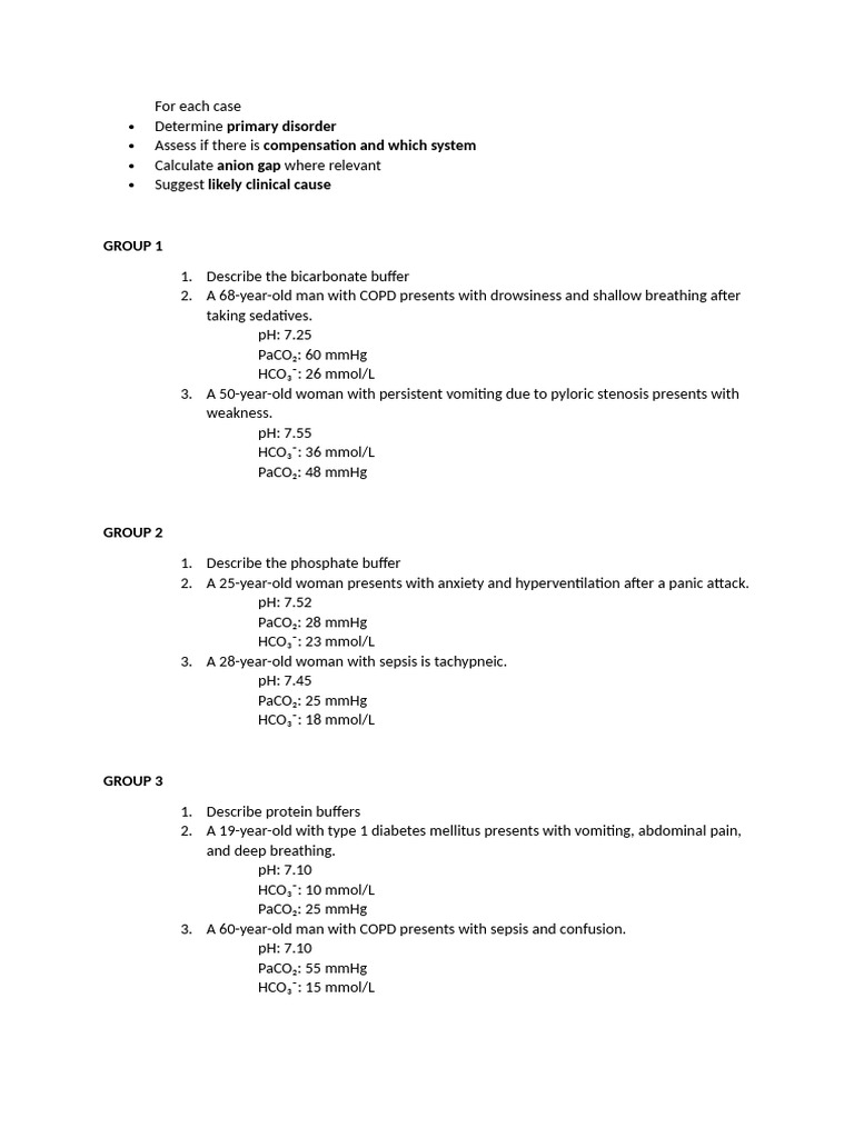 Acid Base Balance Tutorial 31-03-26 | PDF