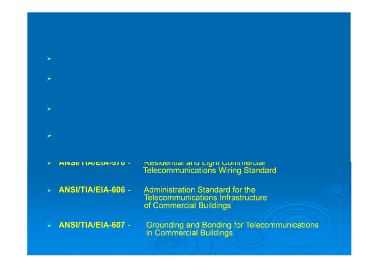 Cabling System Codes and Standards | PDF
