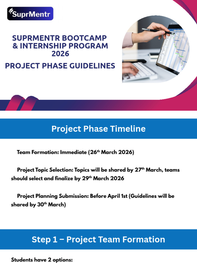 Project Phase Guidelines | PDF