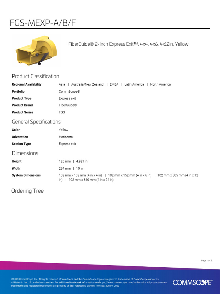 Fgs Mexp a b f Product Specifications (1) | PDF