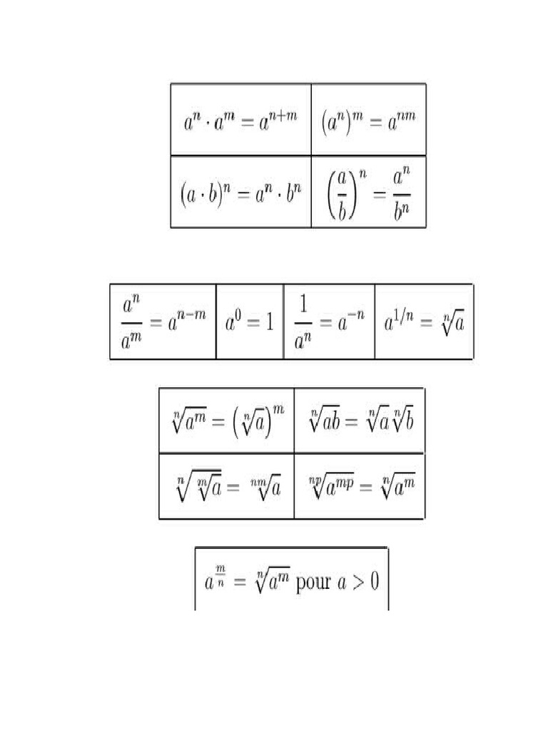 math1 puissancce | PDF