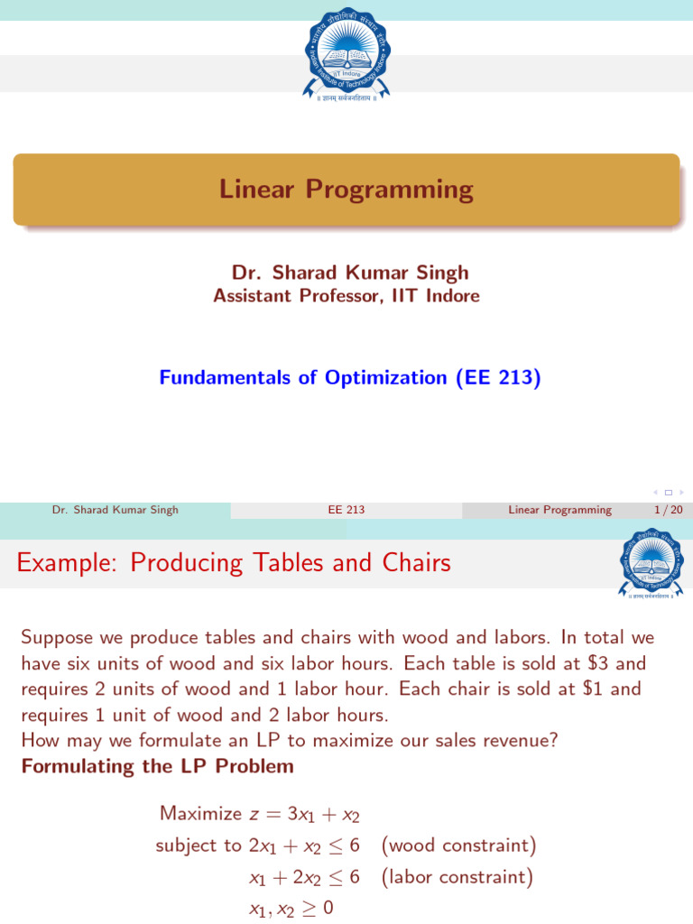 LP_P5 | PDF | Linear Programming | Computational Science